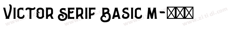 Victor Serif Basic M字体转换